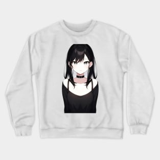 anime girl art Crewneck Sweatshirt